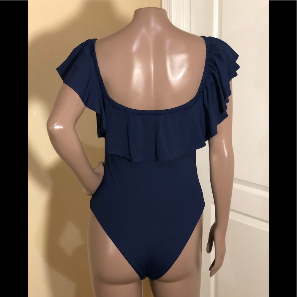 L*Space Kimora Off Shoulder Flounce Swimsuit - Picture 2 of 2
